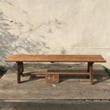 Massive larch farm bench