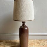 Vintage stoneware bottle lamp