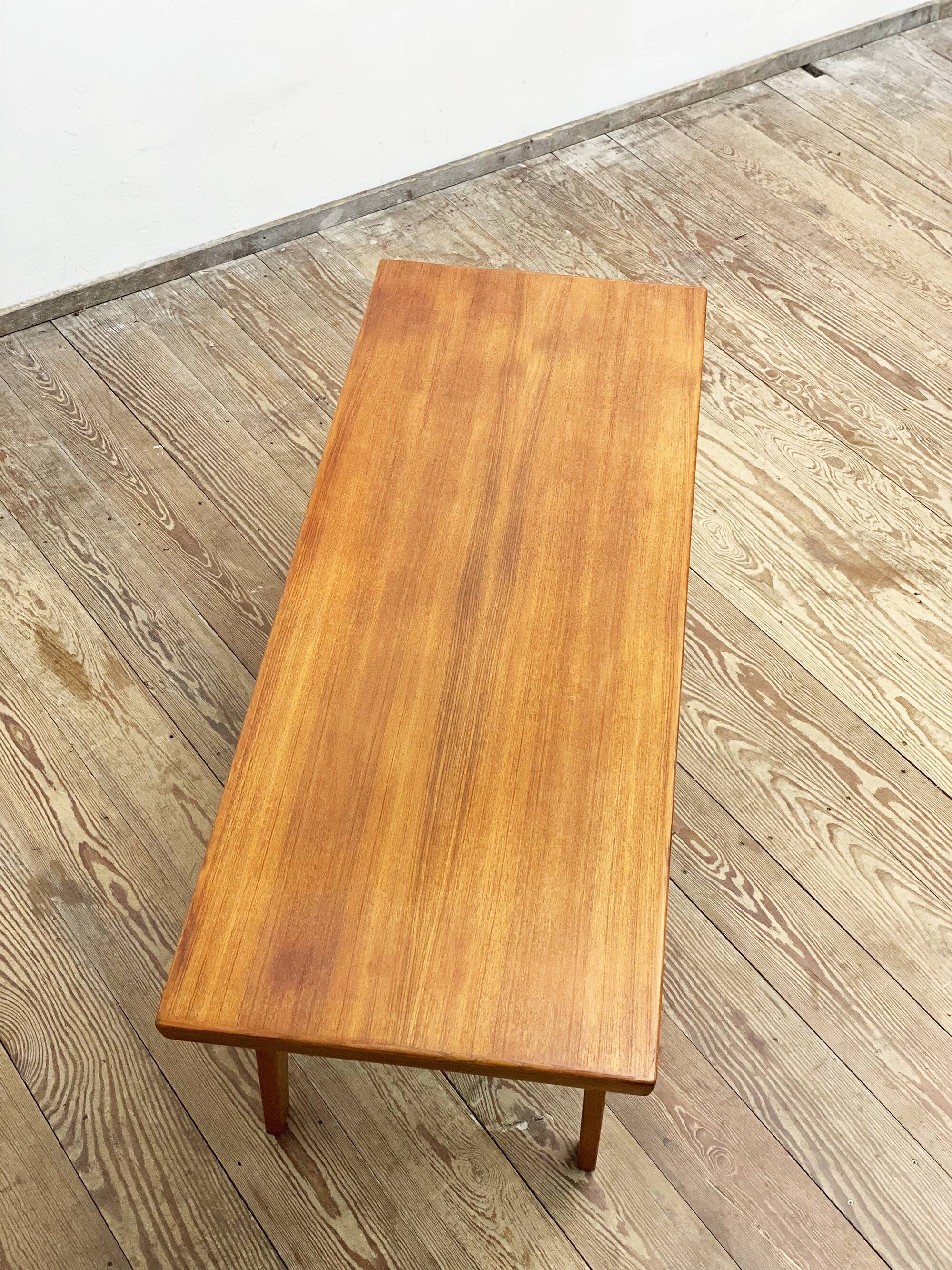 Mid Century Teak Coffee Table, Sofa Table, 1950s, 1960s