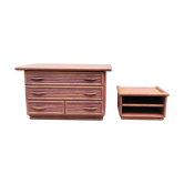 Commode et chevet Roche Bobois signé Maugrion