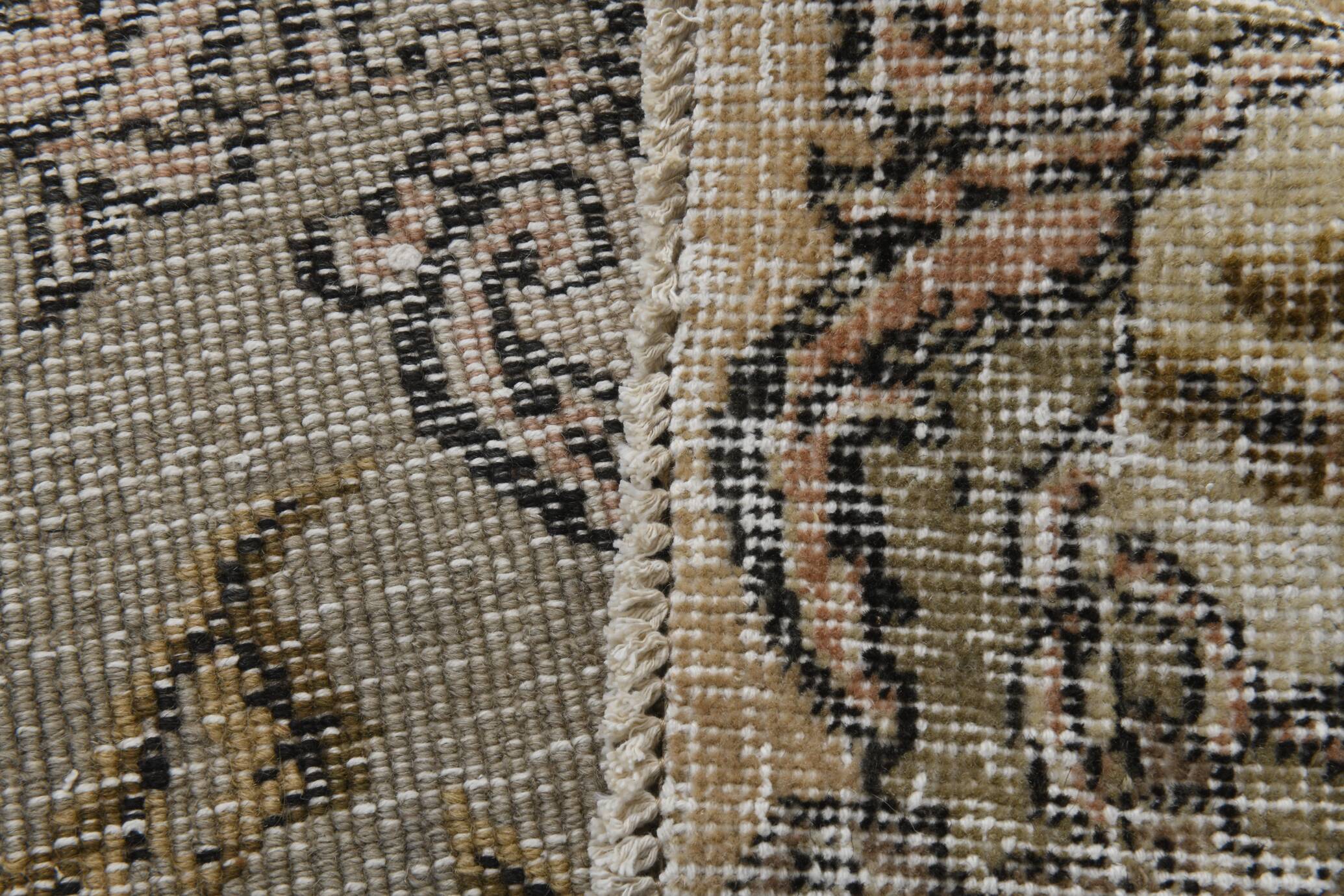 Rug For Living Room Cream Brown Vintage Rug, 209x319Cm