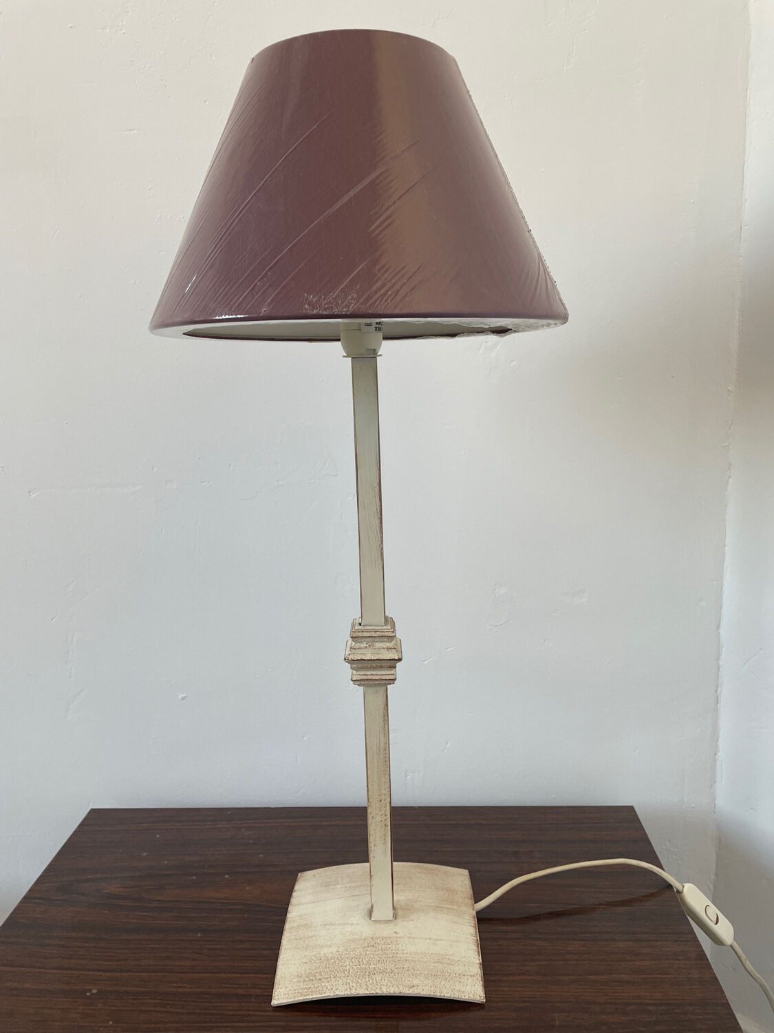 Vintage metal lamp 1980s