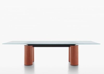 Table de salle à manger Serenissimo, L. & M. Vignelli,  Acerbis, 1980