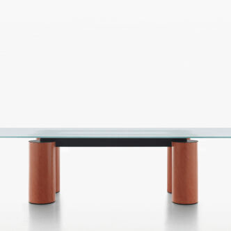 Serenissimo dining table, L. & M. Vignelli, Acerbis, 1980
