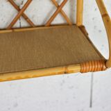 Wall rattan shelf