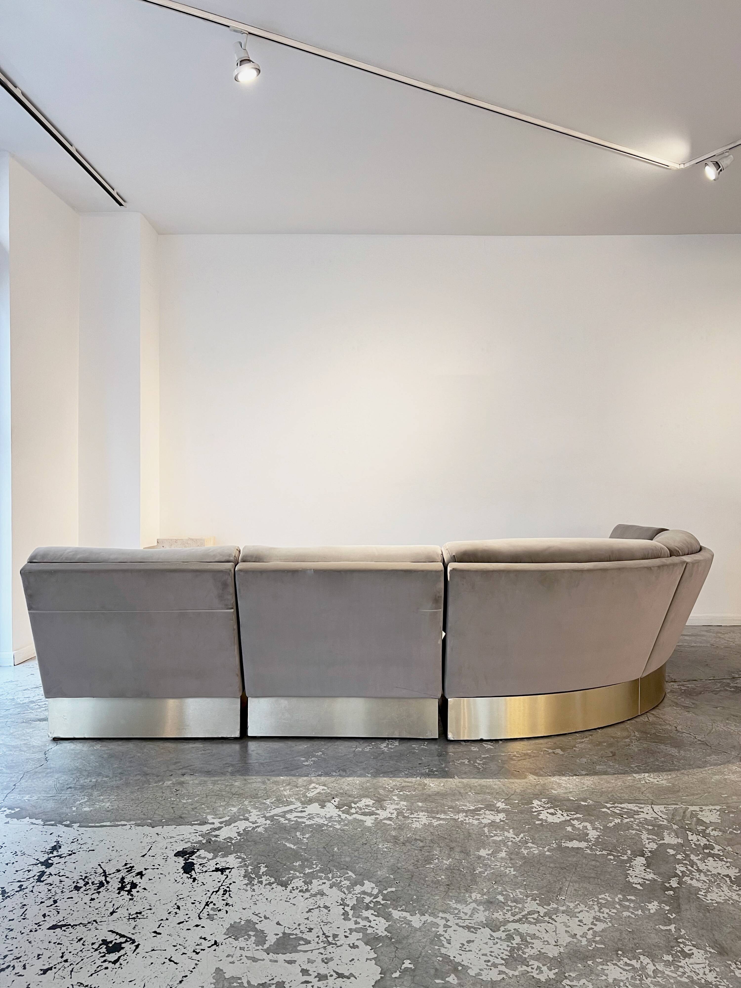 California corner sofa by Jacques Charpentier 1970s