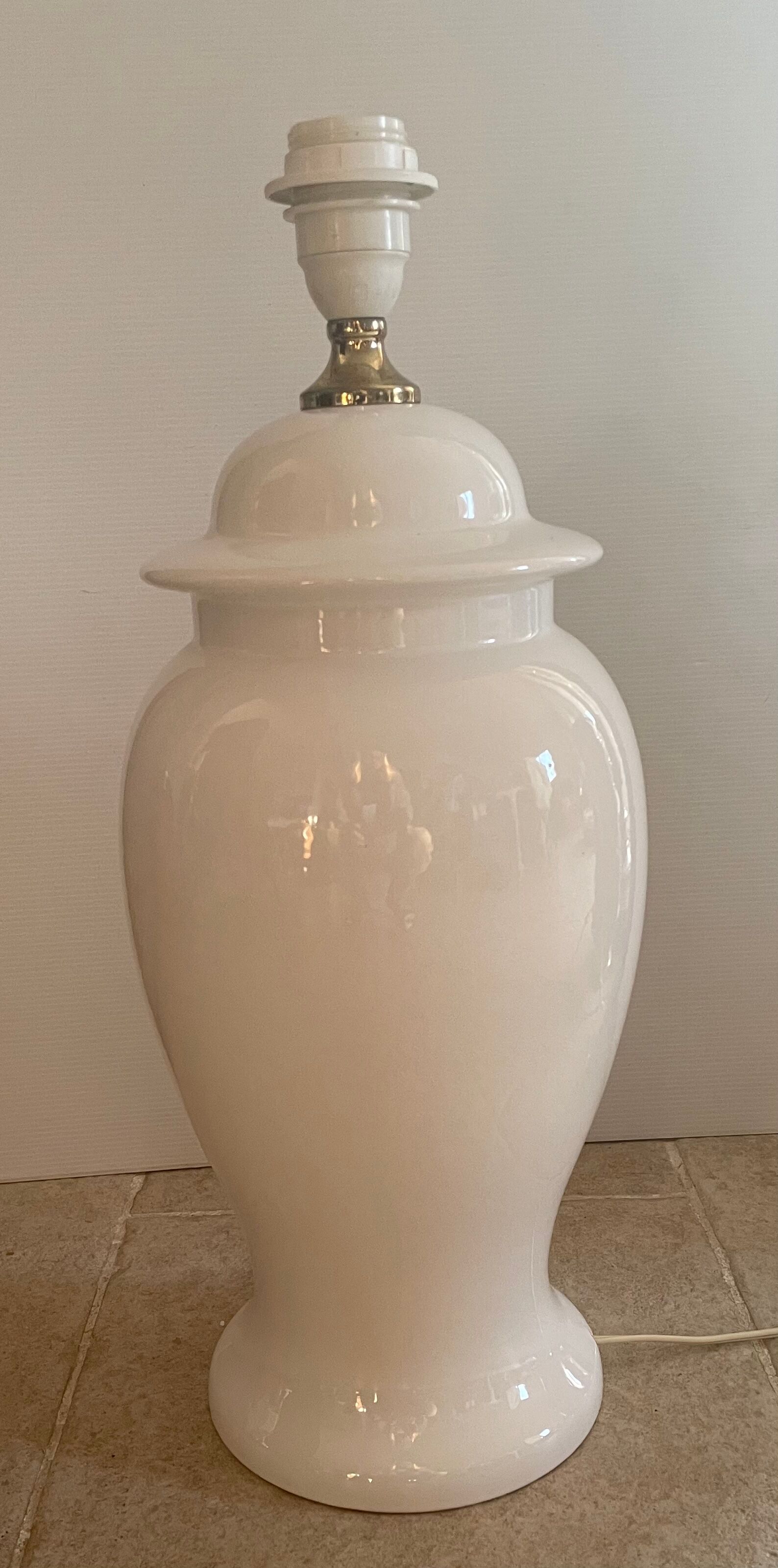 Vintage ceramic lamp base 42cm