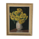 Oil on canvas painting bouquet of flowers