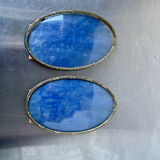Pair of oval frames