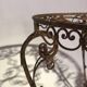 Vintage wrought iron coffee table -1940