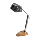 Marble pedestal desk lamp