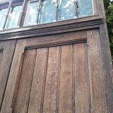 Double entrance door 227x142.2cm oak multi-point lock and its frame