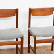 4 chaises scandinaves vintage – 44 cm