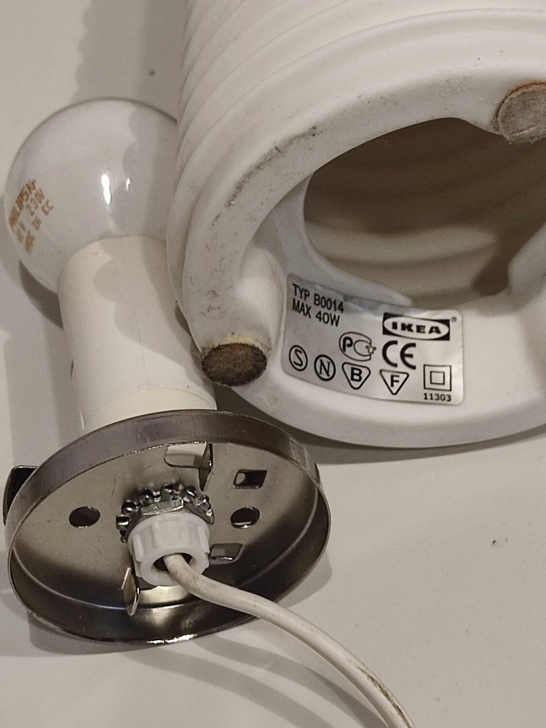 Vintage 80s Ikea Table Lamp.