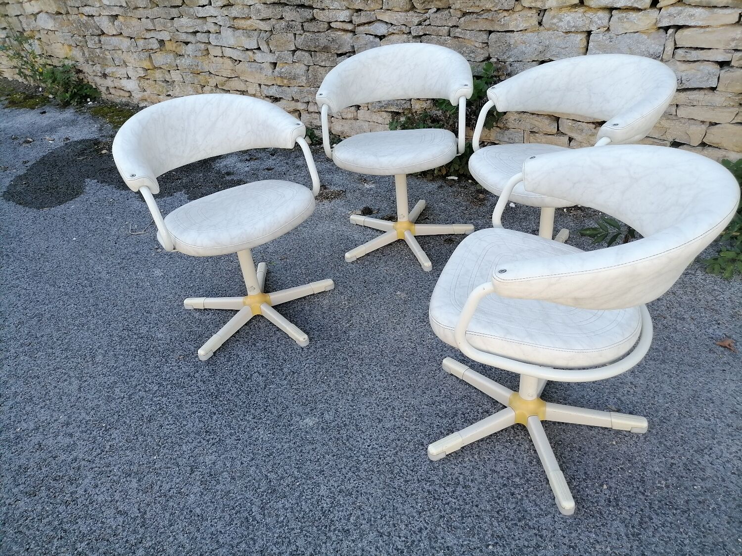 Vintage barber chair suite