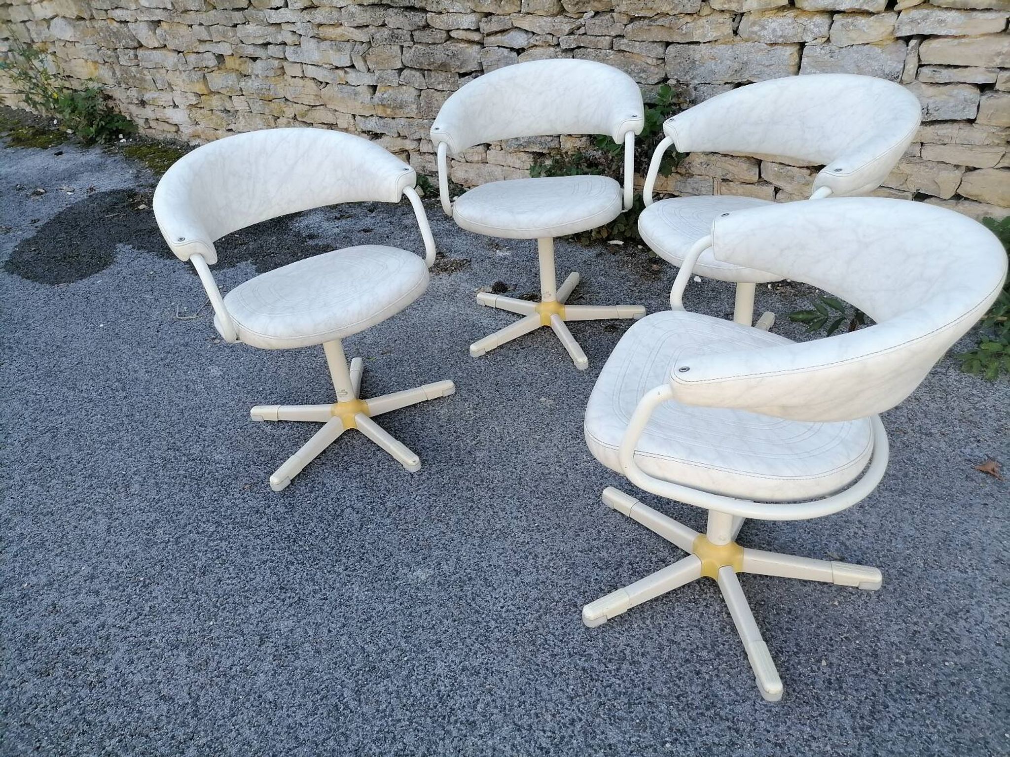 Vintage barber chair suite
