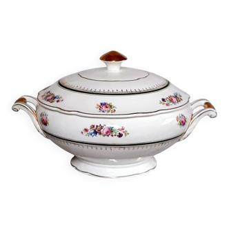 Digoin Sarreguemines earthenware soup tureen