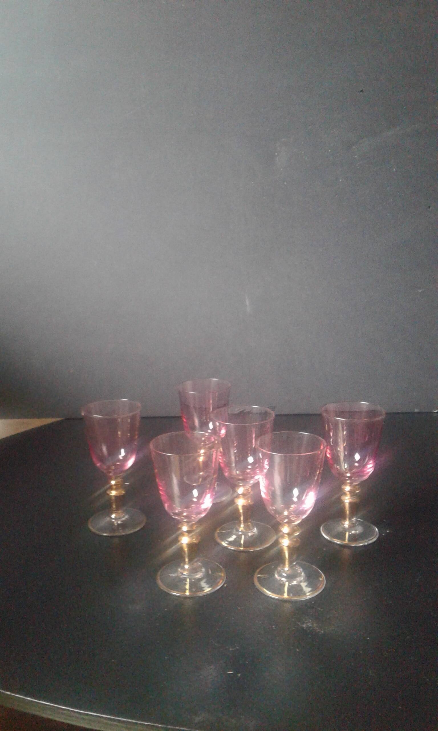 Bohemian crystal glasses