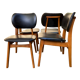 4 chaises scandinaves