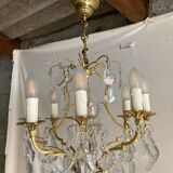 Lustre en laiton à 8 bras