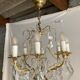 Lustre en laiton à 8 bras