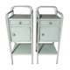 Pair of nightstands to hospital mint