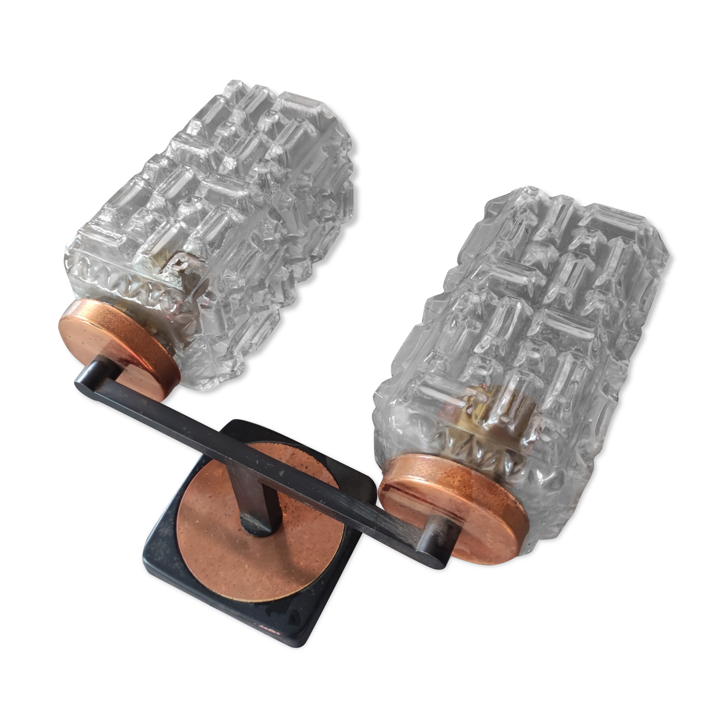 Double wall lamp Philips vintage Scandinavian design