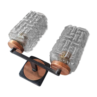 Double wall lamp Philips vintage Scandinavian design