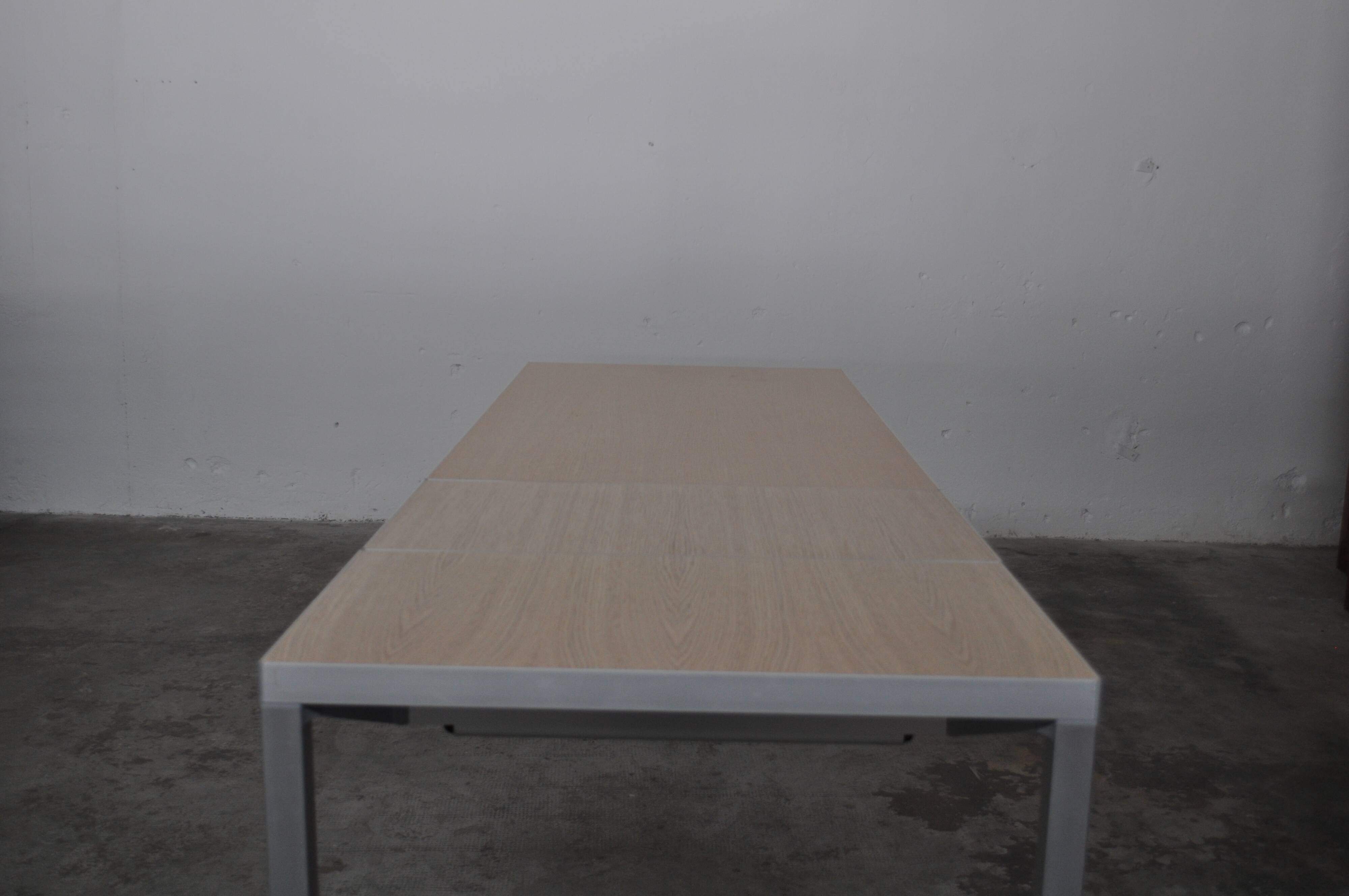 Bagutta Table and Aluminum Chairs by Opera Design for Ycami, 1980s, Set of 13