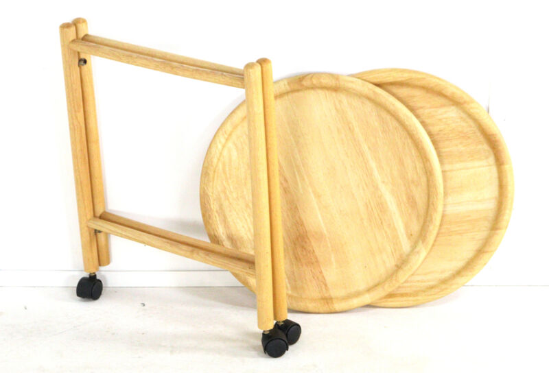 Trolley with removable trays attr. Jens Quistgaard
