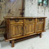Brutalist elm buffet