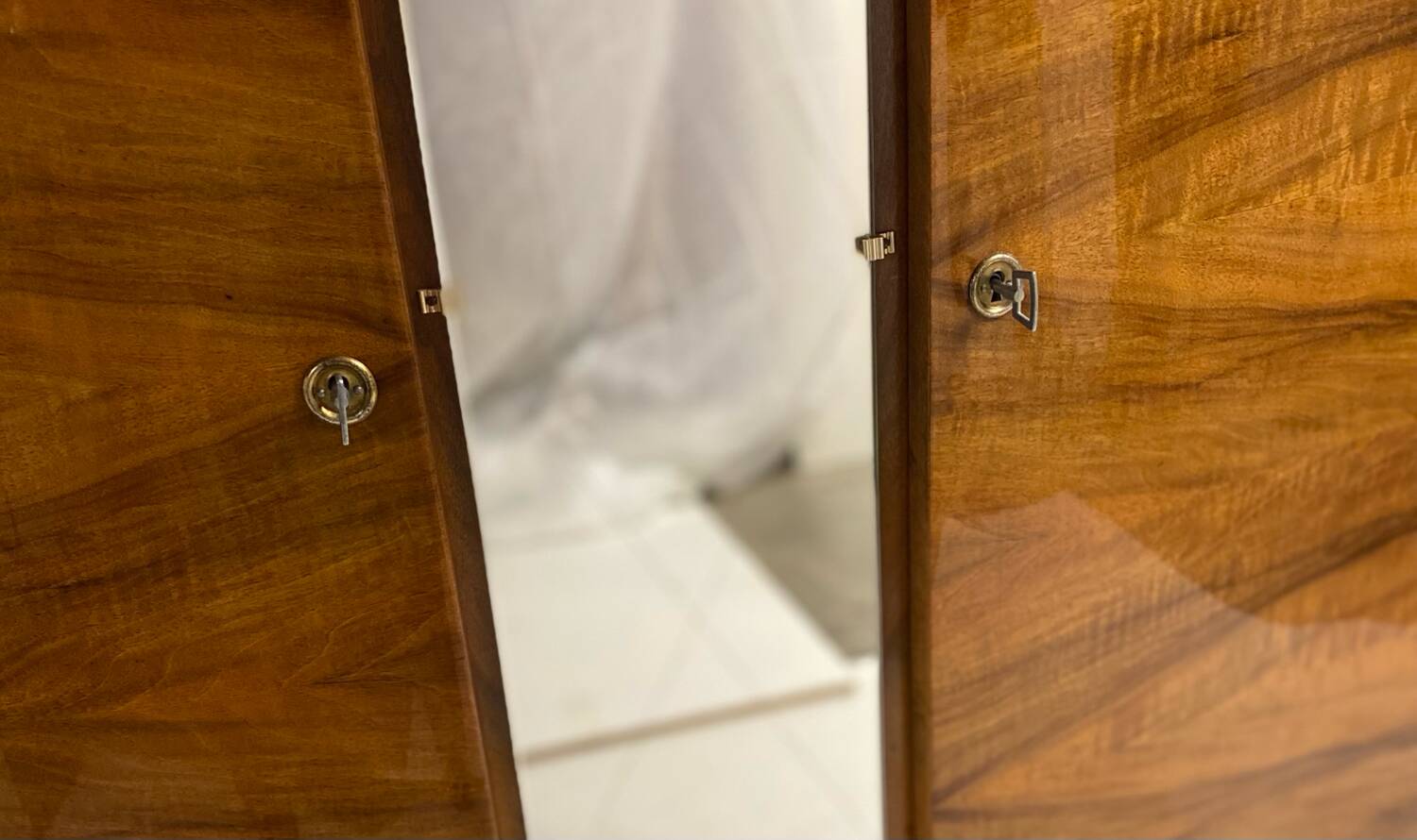 Vintage compass feet cabinet from 1962