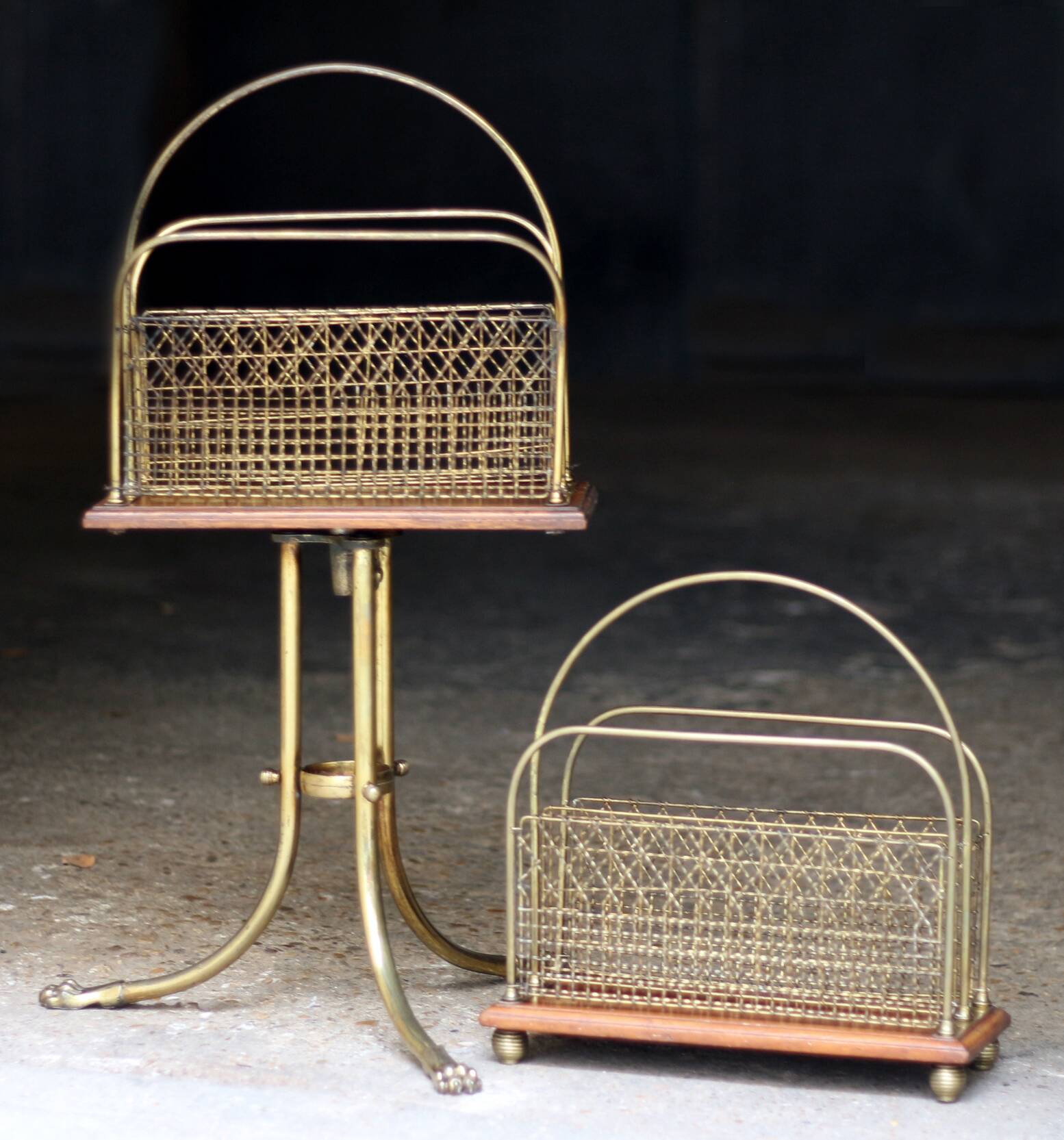 Irresistible victorian s. hall rotating magazine rack.