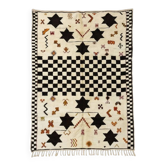 Tapis Béni Ouarain bohème 200x300 cm