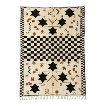 Beni Ouarain bohemian rug 200x300 cm