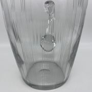 50s chiseled glass pitcher