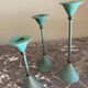 Memphis design candlestick holder