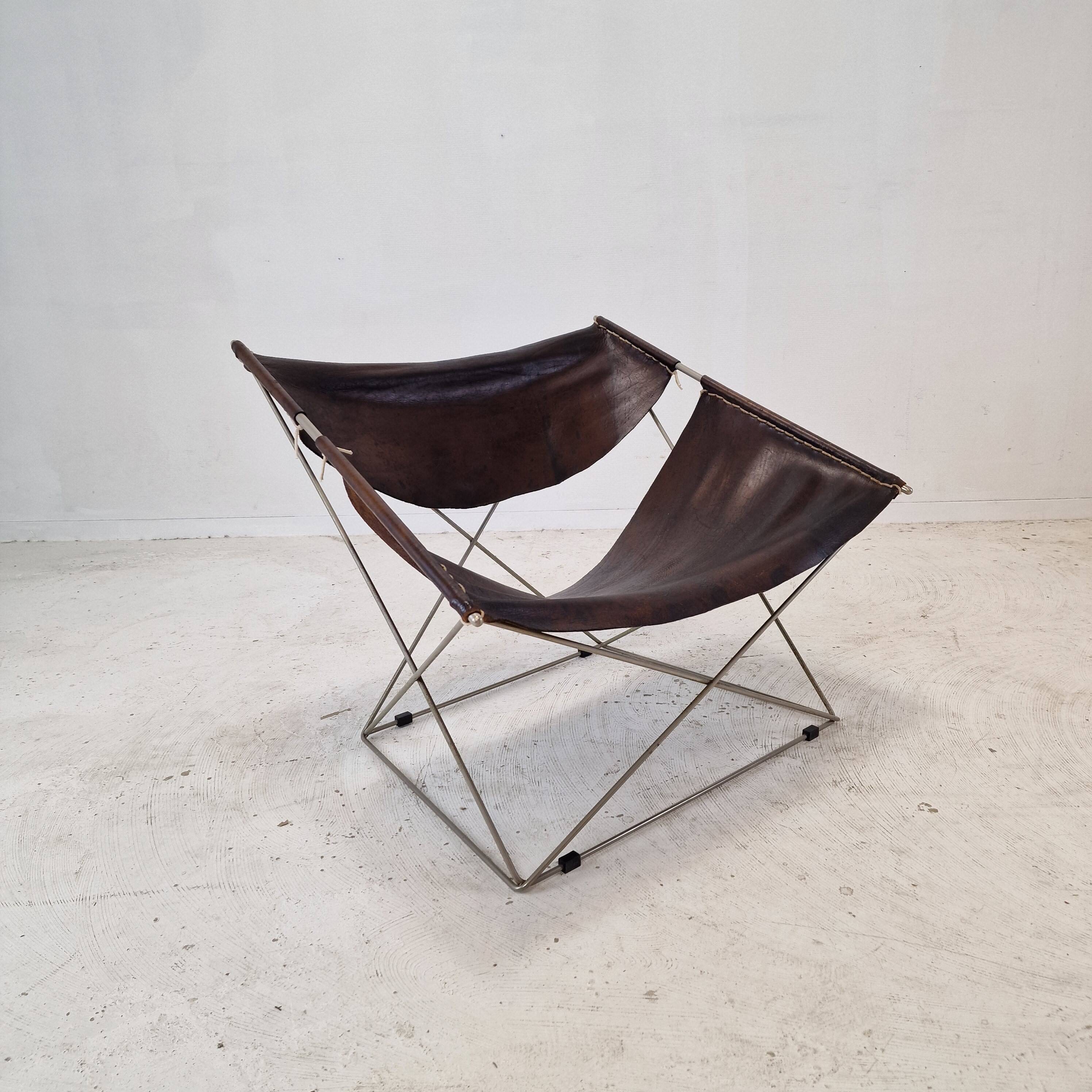 Mid Century F675 Butterfly Chair by Pierre Paulin for Artifort, 1960's
