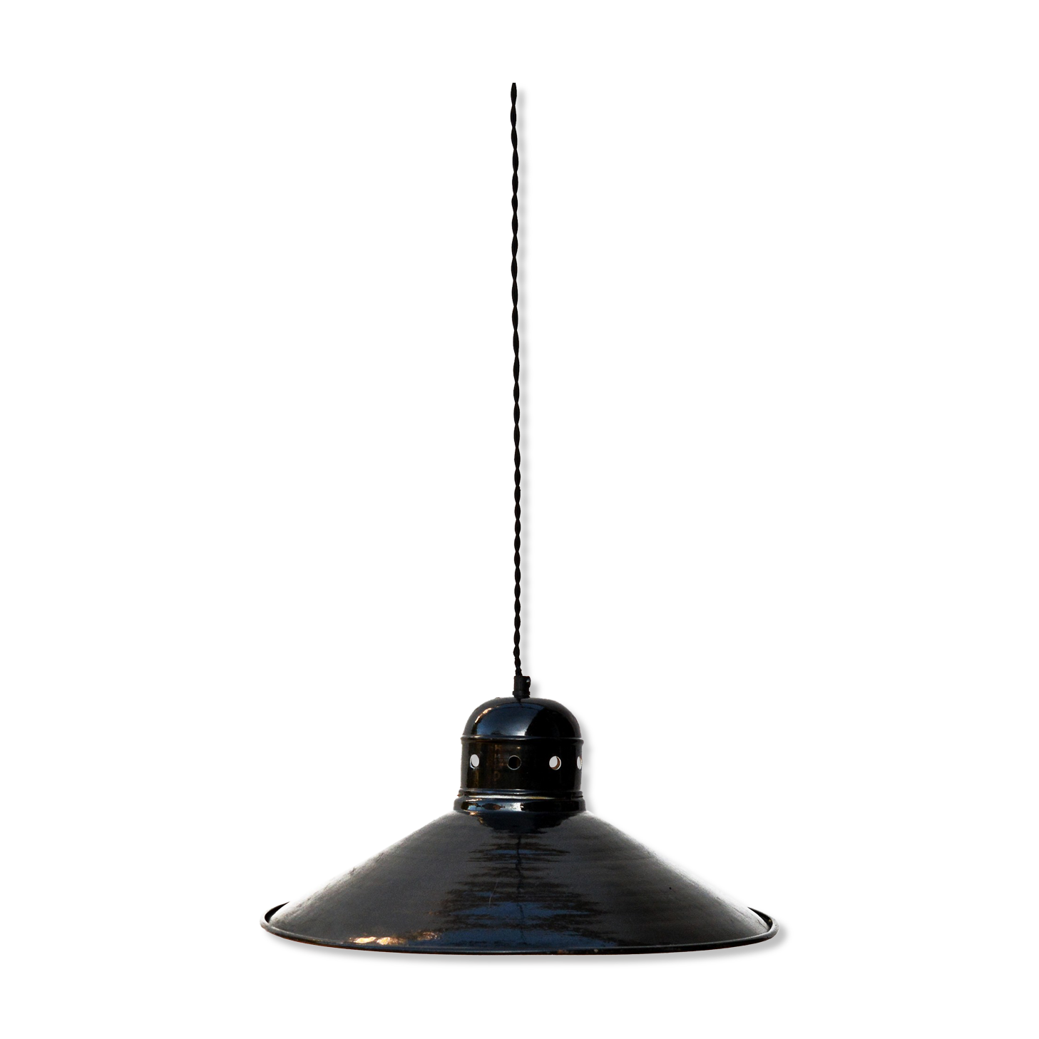 Industrial pendant lamp, Storch Leuchten, Germany, 1960s