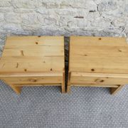 Paire de chevets en pin les Arcs par Charlotte Perriand, années 60-70
