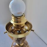 Onyx and opaline lamp