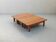 Grande table basse en 3 modules, orme massif.