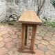Pair of antique solid oak benches