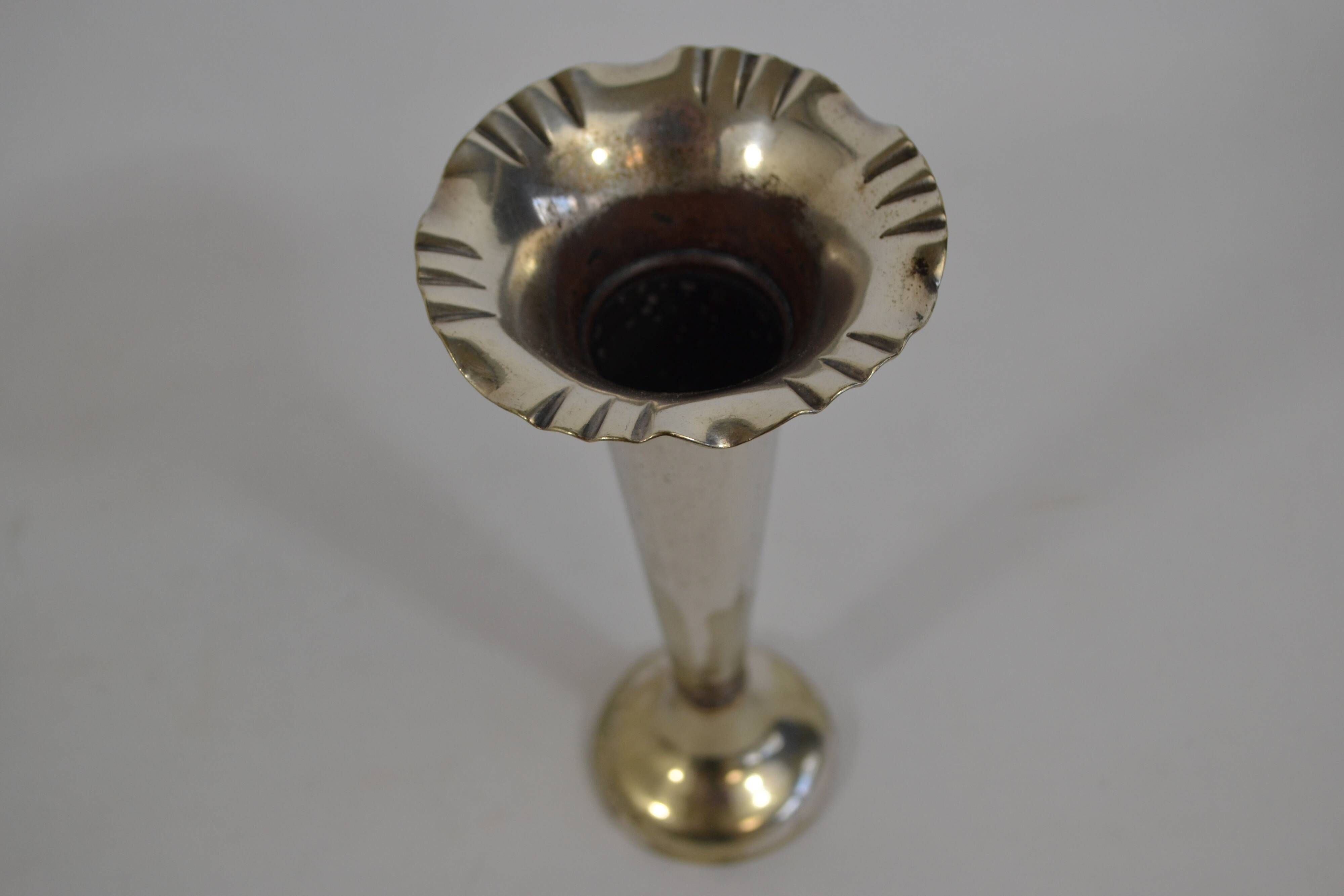Tin candle holder