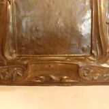 Brass fireplace plate