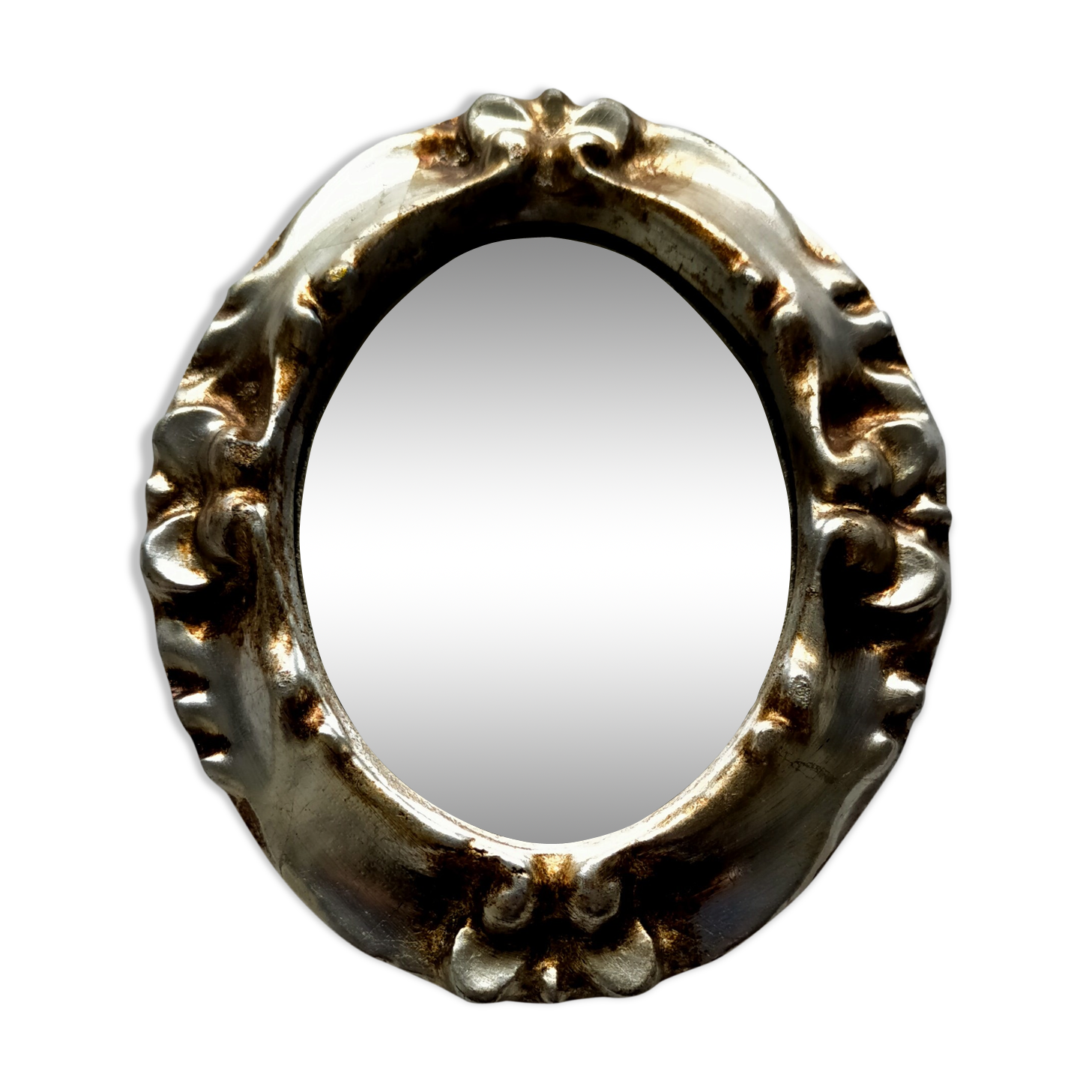 Miroir ovoïde 14x11cm