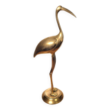 Golden brass blue heron