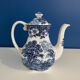 Théière vintage Enoch Wedgwood Tunstall Ltd « Woodland »porcelaine anglaise