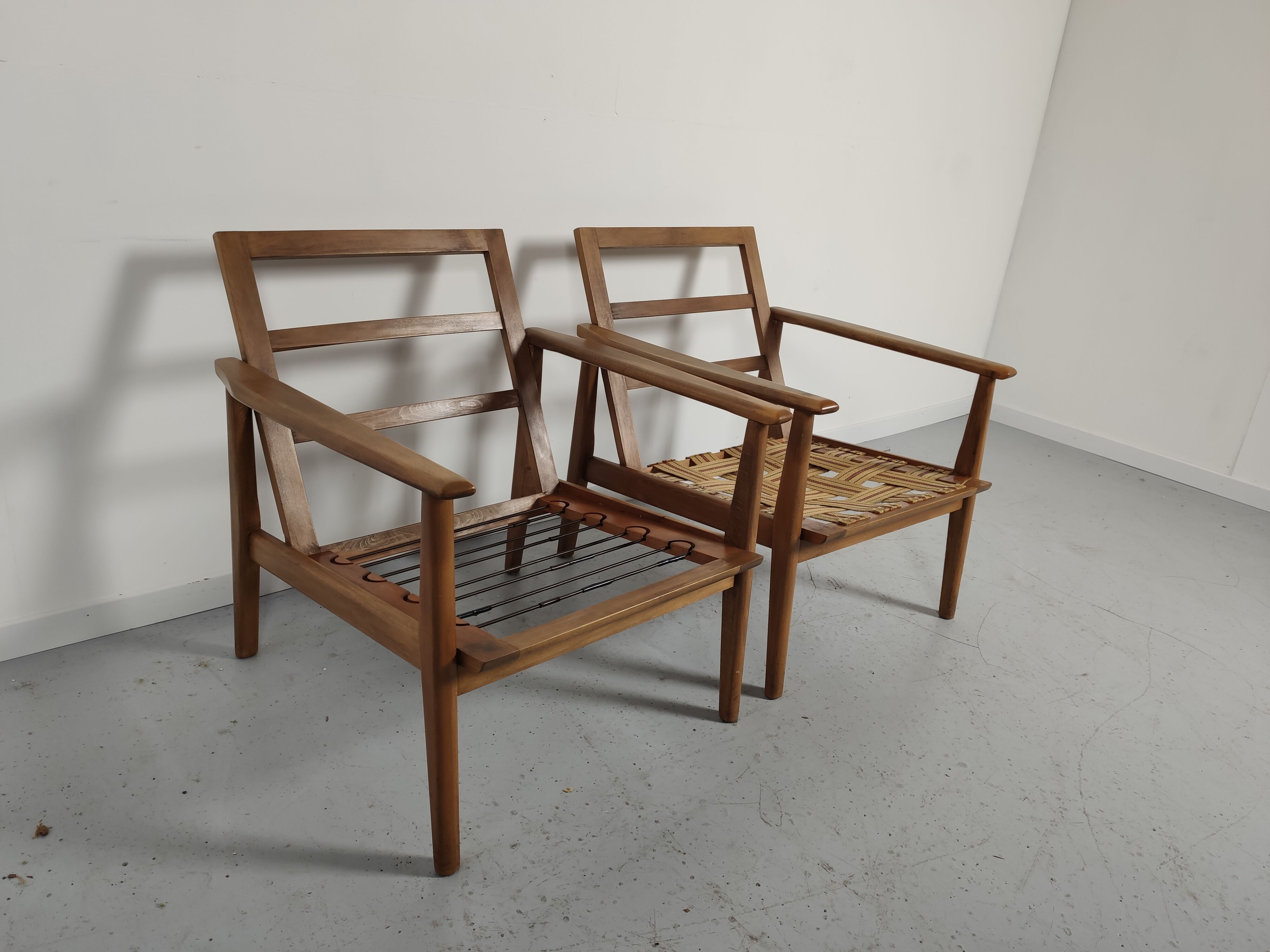 Pair of vintage Scandinavian armchairs