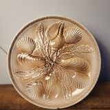 Set of 6 slip plates Atelier d'Art Revernay